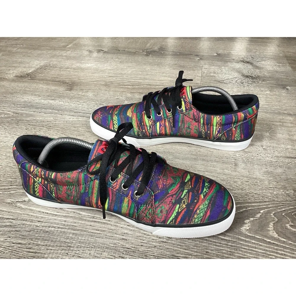 DC Council Mens Size 11 Sneakers Multi Color Skate Shoes ADYS300117